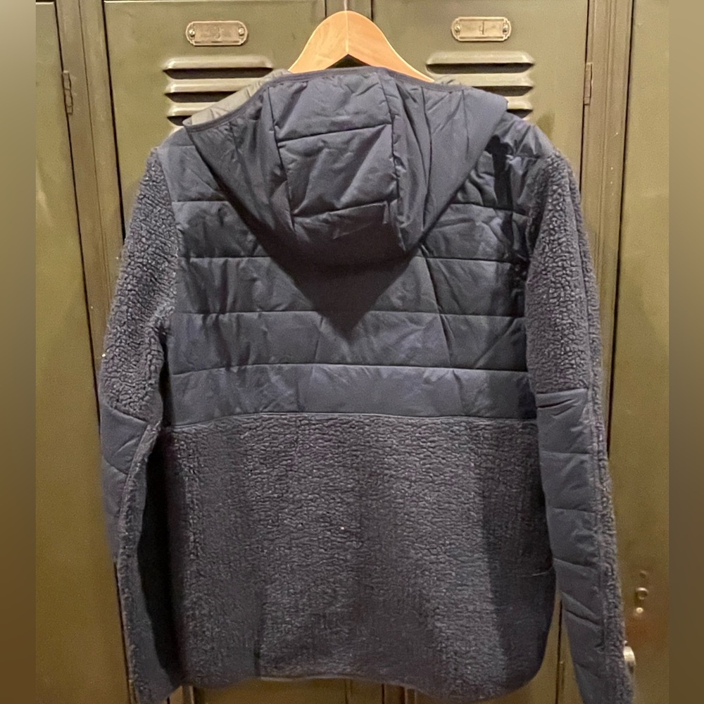 REI Cooperative Navy Fleece Quilted Jacket
